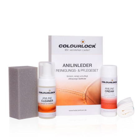 Set curatare si intretinere piele COLOURLOCK Aniline Clean & Care Set